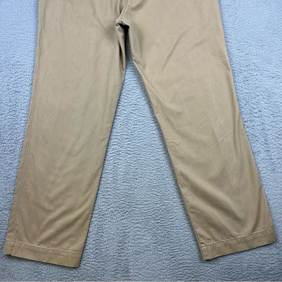 Eddie Bauer Pants Mens 35x32 Beige Khaki Heritage Washed Chino Straight Leg - Picture 6 of 14